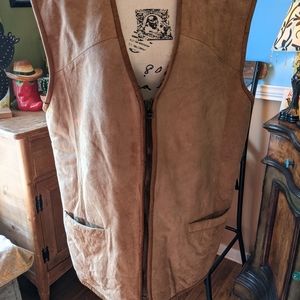 YKK fur/suede vest